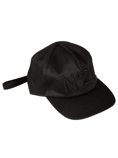Shop N°21 Embroidered Logo Cap In Grey