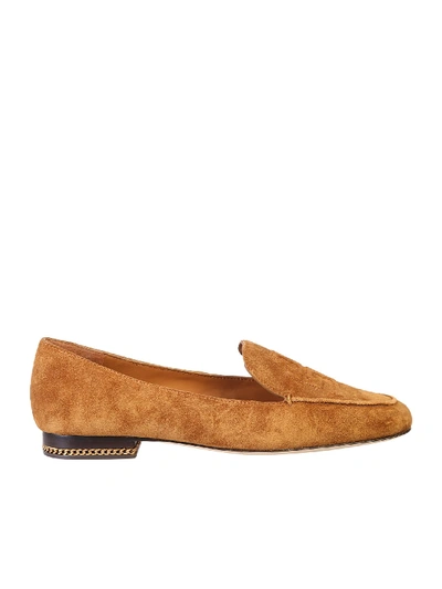 Shop Tory Burch Brown Loafers