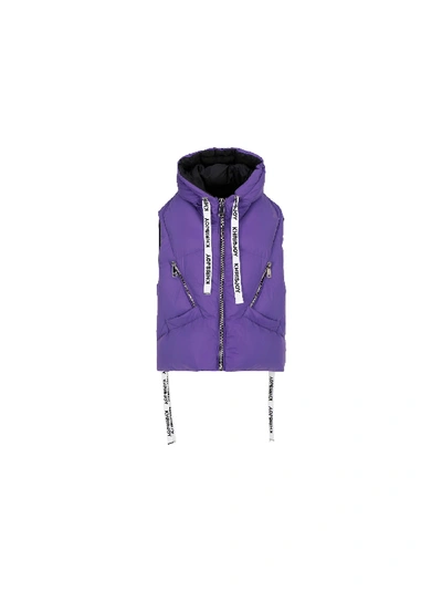 Shop Khrisjoy Khris Joy Kh Vest In Reflective Violet