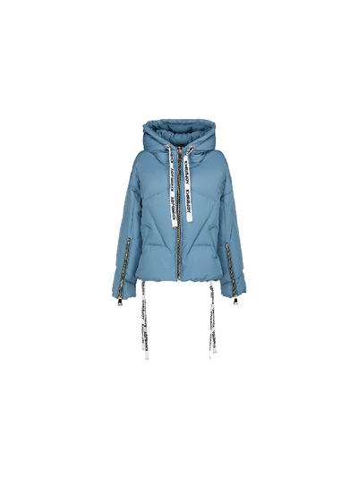 Shop Khrisjoy Khris Puffer Jacket In Teal