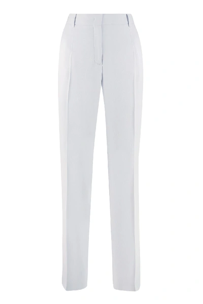Shop Alberta Ferretti Tailored Trousers In Grey