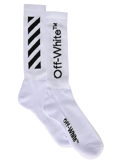 Shop Off-white Off White Diagonal Arrow Socks