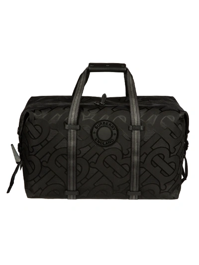 Shop Burberry Logo Motif Holdall In Black