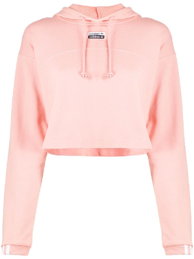 Adidas Originals Adidas Women s Originals R.y.v. Cropped Hoodie In