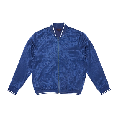 Pre-owned Clot  Silk Baseball Jacket Blue