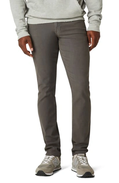 Shop Hudson Classic Slim Fit Straight Leg Chino Pants In Dark Grey