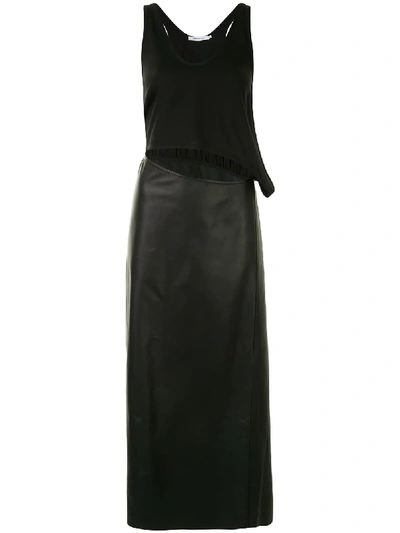 Shop Christopher Esber Panelled Cut-out Dress In Black