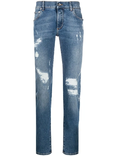 Shop Dolce & Gabbana Skinny-fit Jeans In Blue