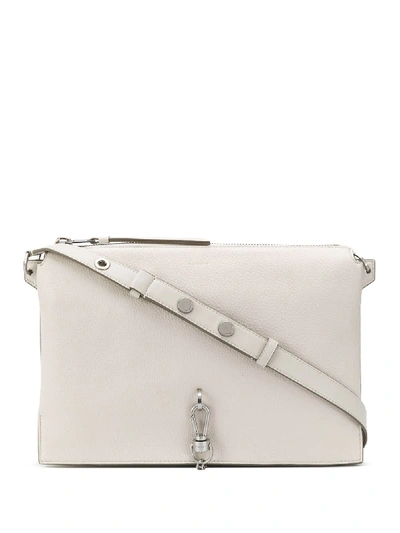 Shop Allsaints Key Chain Shoulder Bag In White