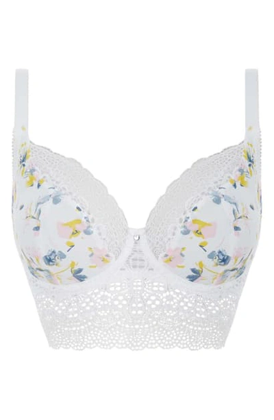 Shop Freya Medley Longline Full Figure Underwire Bralette In White