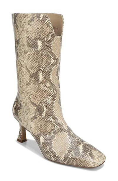 Shop Sam Edelman Lolita Square Toe Boot In Wheat Multi