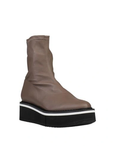 Clergerie Ankle Boots In Beige