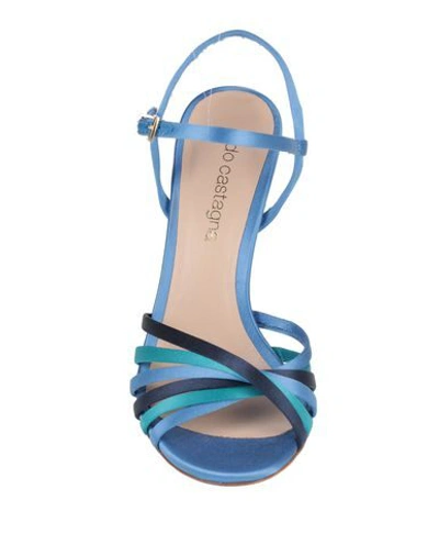 Shop Aldo Castagna Sandals In Pastel Blue