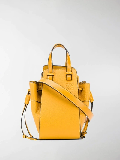 Shop Loewe Small Hammock Bag In Yellow