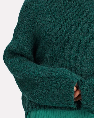Shop 3.1 Phillip Lim / フィリップ リム Alpaca Wool Crewneck Sweater In Green