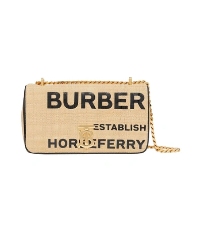 Shop Burberry Small Horseferry Lola Bag In Neutral