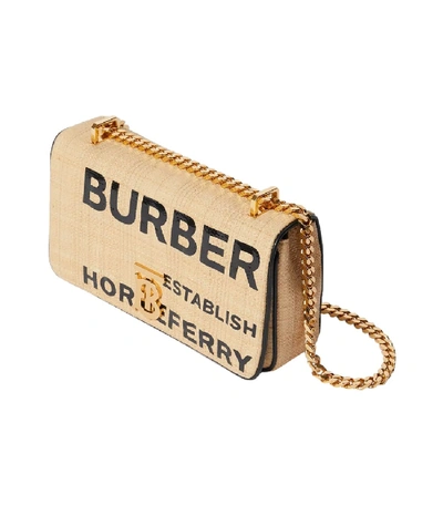 Shop Burberry Small Horseferry Lola Bag In Neutral