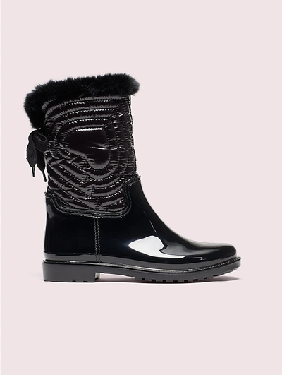Shop Kate Spade Stormy Boots In Black