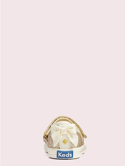 Shop Kate Spade New York Sloan Mary Jane Toddler Sneakers In Gold