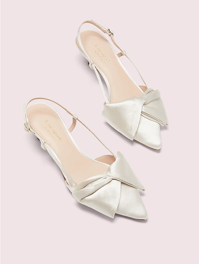 Shop Kate Spade Marseille Pumps In Ivory