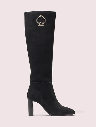 Shop Kate Spade Helana Boots In Black