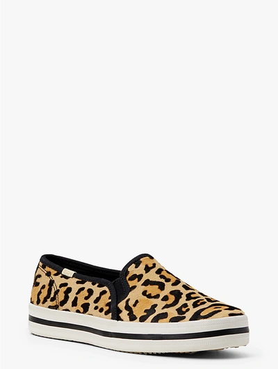 Shop Kate Spade New York Double Decker Leopard-print Sneakers In Leopard Print