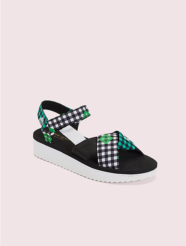 Kate Spade Dotty Sandals In Fresh White/rad Green ModeSens