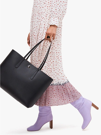 Shop Kate Spade Molly Large Tote In Black
