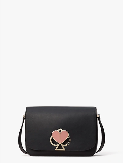 Shop Kate Spade Nicola Twistlock Medium Shoulder Bag In Bare