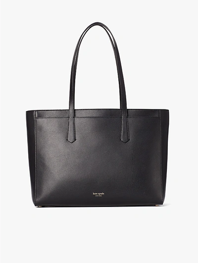 Shop Kate Spade Molly Large Work Tote In Black
