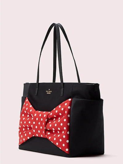 Shop Kate Spade New York X Minnie Mouse Bethany Diaper Bag In Black