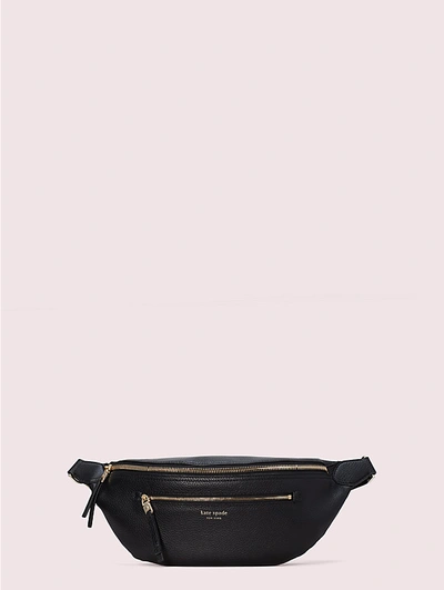 Shop Kate Spade Polly Large Belt Bag In Black