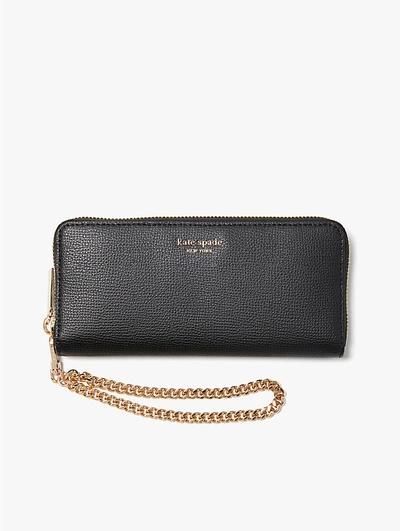 Shop Kate Spade Make It Mine Chain Wristlet Strap In Pale Gold