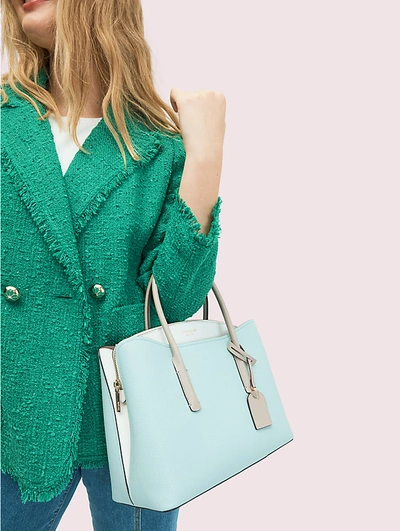 Shop Kate Spade Margaux Large Satchel In Blazer Blue