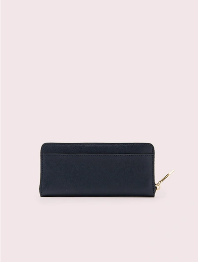 Shop Kate Spade Sylvia Slim Continental Wallet In Blazer Blue