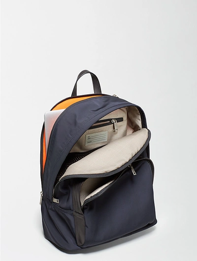 Shop Kate Spade Nylon Twill Backpack In Navy