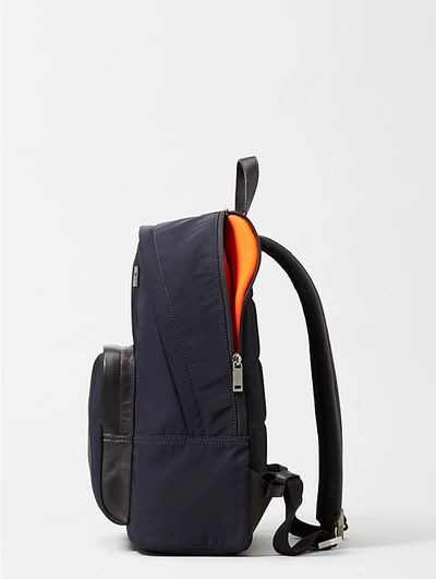 Shop Kate Spade Nylon Twill Backpack In Navy