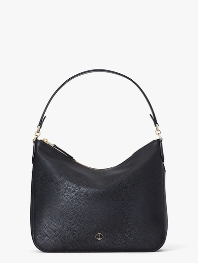 Shop Kate Spade Polly Medium Convertible Shoulder Bag In Black