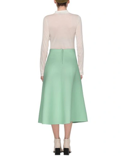 Shop Marc Jacobs Midi Skirts In Light Green