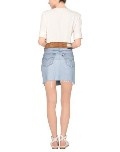 Shop Re/done With Levi's Denim Skirts In Blue