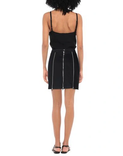 Shop Mcq By Alexander Mcqueen Denim Skirts In Black