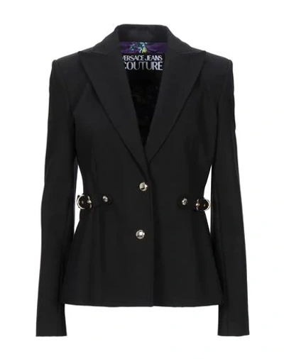 Shop Versace Jeans Couture Suit Jackets In Black