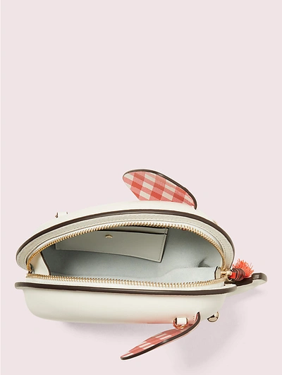 Shop Kate Spade Tiny Elephant Crossbody In Optic White