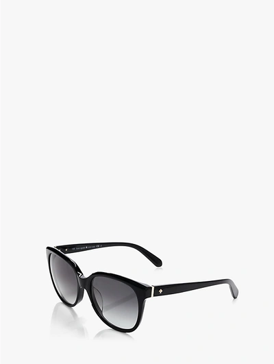Shop Kate Spade Bayleigh Sunglasses In Black