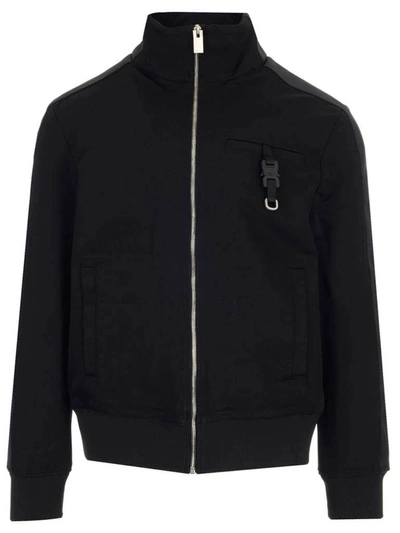 Shop Alyx 1017  9sm Zipped Track Jacket In Black