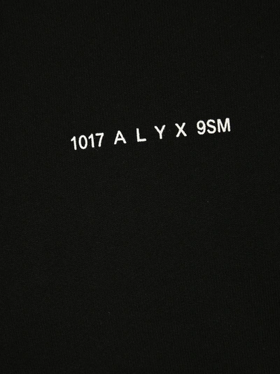 Shop Alyx 1017  9sm Logo Print Hoodie In Black