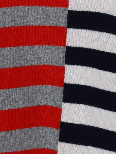 Shop Helmut Lang Striped Crewneck Sweater In Multi