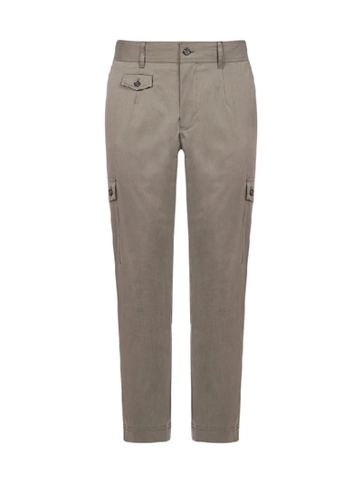 Shop Dolce & Gabbana Cargo Trousers In Grey