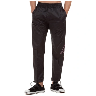 Shop Palm Angels Printed Trackpants In Black