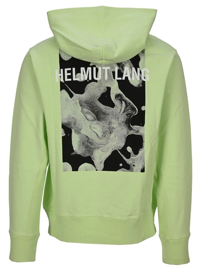 Shop Helmut Lang Mega Standard Hoodie In Green